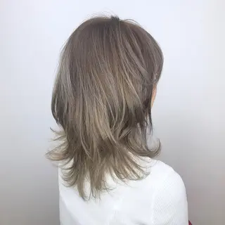 セミロング カラー 似合わせカット🌿 前川のヘアスタイル