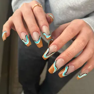 ネイル 🤎Two ERI🤎のネイルデザイン