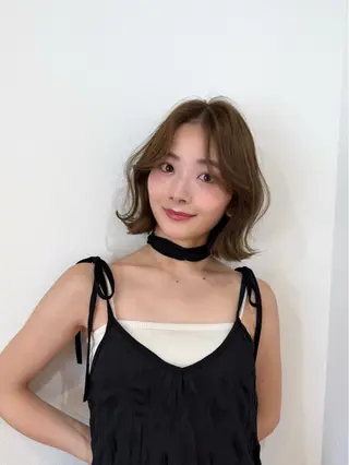 ミディアム カラー TRENCH 自由が丘所属・TRENCH　相澤 果歩のヘアスタイル