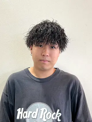 パーマ メンズ 茅ヶ崎パーマ特化/ スパイラル/ハルキのヘアスタイル