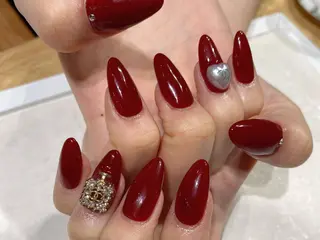 セミロング Nail  R💫 naoのネイルデザイン