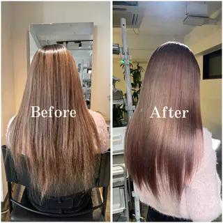 ロング カラー ムラ修正/ ハイトーン💖Riaのヘアスタイル