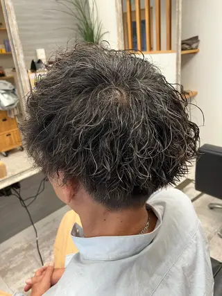 パーマ メンズ メンズ特化/パーマ/ フェードWATARUのヘアスタイル