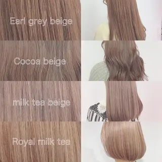 ショート カラー パーマ ヘアアレンジ ネイル マツエク・マツパ 韓国レイヤー🕊️ 柔らかベージュ🧸のヘアスタイル