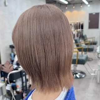 ショート カラー JUNSHIN🦋 ヘアセット／カラーのヘアスタイル