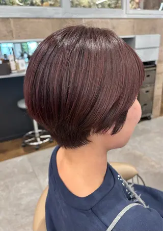 ショート カラー shalu 平塚店所属・古川 みえこのヘアスタイル