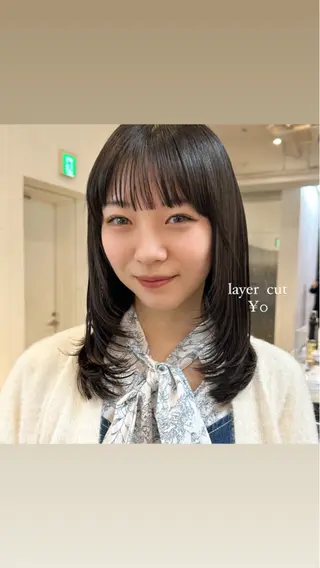 ロング Haruka 🎀暖色カラーのヘアスタイル