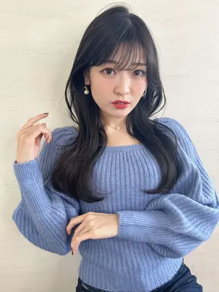 ロング カラー 個室サロンLOUIMADNA栄店所属・髪質改善美容師 個室サロン白金厚哉のヘアスタイル