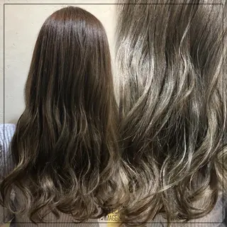 ロング カラー 艶質改善/縮毛矯正 ササキナツミのヘアスタイル