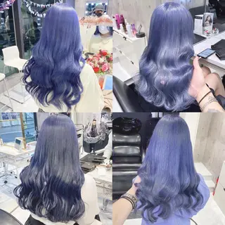 セミロング カラー パーマ ヘアアレンジ メンズ キッズ ネイル マツエク・マツパ アイブロウ ハイトーン/ピンク 💗モモ໒꒱のヘアスタイル