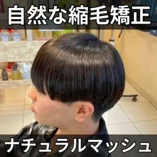 ミディアム メンズ 本厚木｜縮毛矯正/ 酸性スト専門サロンのヘアスタイル