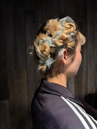 ヘアアレンジ 阿部  ことみ /メンズカットモデルのヘアスタイル