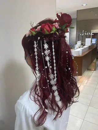 ロング ヘアアレンジ 【Sweep】おじま のぞみのヘアスタイル