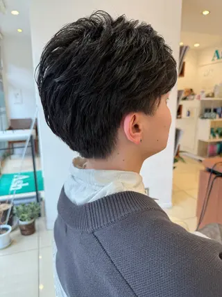 パーマ メンズ 【大人ショート/ボブ モデル募集】　Seiのヘアスタイル