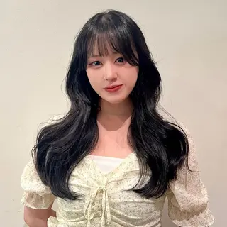 ロング カラー 🩷渋谷/韓国レイヤ ー/艶髪/Sayaのヘアスタイル