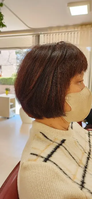 ミディアム カラー hairmake Juinのヘアスタイル