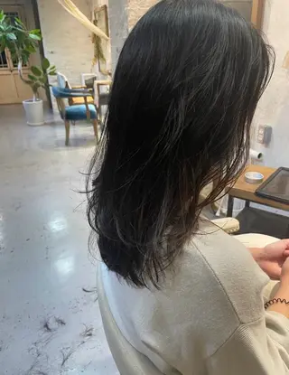 セミロング riff design labo -bio-所属・江川 千菜のヘアスタイル