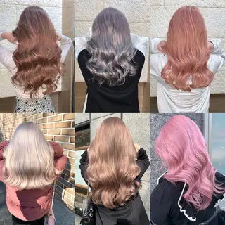 ミディアム 透明感カラー特化/ 顔まわり特化/辻部のヘアスタイル