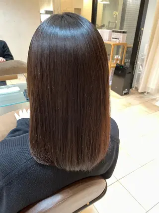 セミロング パーマ ueki ayaneのヘアスタイル