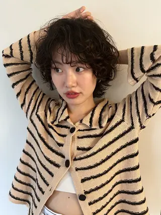 ショート harpers所属・篠原 一華のヘアスタイル