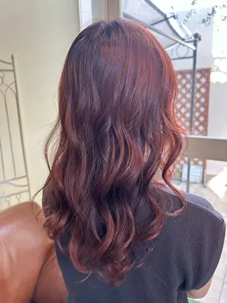 ロング カラー 三 浦のヘアスタイル