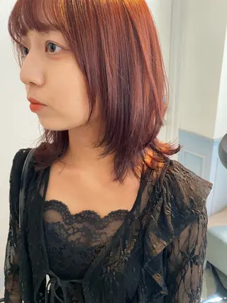 ミディアム GINZARay2 風本朱里🐥のヘアスタイル