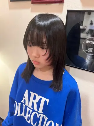 セミロング hair&space velon所属・韓国スタイル🫧 サーシャのヘアスタイル