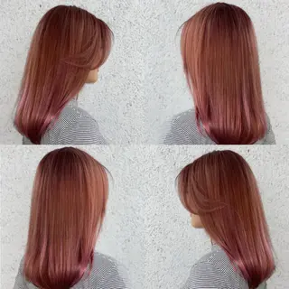 ミディアム カラー もにか🌞原宿/渋谷 🌝ブリーチカラーのヘアスタイル