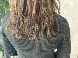 ミディアム カラー ヘアアレンジ stylist/蛯谷 珠里のヘアスタイル