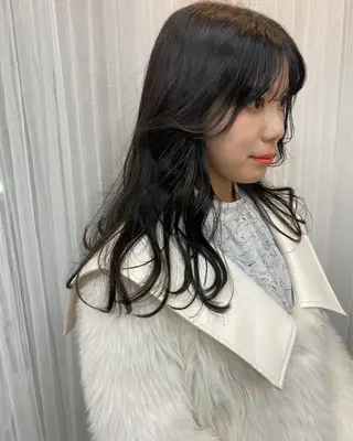 ロング カラー 原 瑞希のヘアスタイル