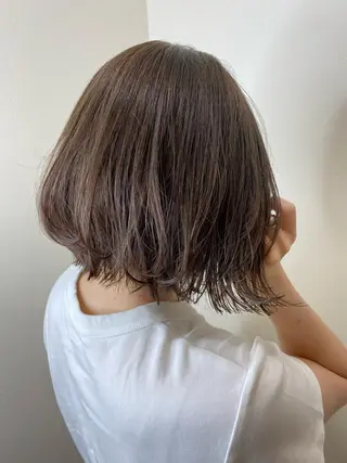 ミディアム カラー 岩崎 昭憲のヘアスタイル