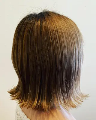 ミディアム 美容しょうへいの店所属・吉川 茉由子のヘアスタイル