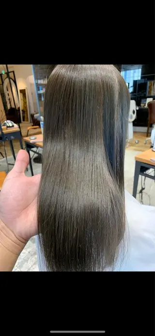 カラー 新宿✨顔周りカット 韓国ヘア/坂本亜裟海のヘアスタイル