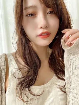 ロング 透明感/ツヤ髪/ さら艶/前田祥汰のヘアスタイル