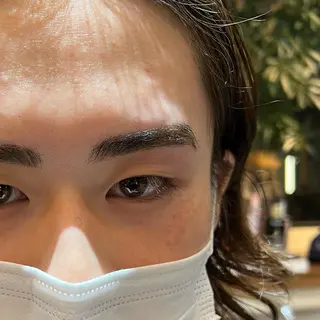 パーマ メンズ アイブロウ fifth JINGUMAE所属・波巻きスパイラルパー マ/シャドウパーマ駿のヘアスタイル