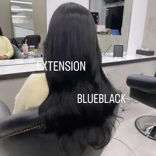 ロング カラー エクステ🩵ブリーチ 韓国ヘア🩵KAEのヘアスタイル