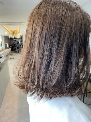 ミディアム カラー Lond luce心斎橋所属・🍀小川大輔🍀 ボブ/ブリーチ🥇のヘアスタイル