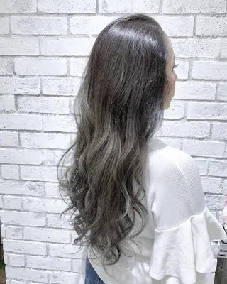 ロング カラー パーマ ヘアアレンジ filo byFeria渋谷所属・縮毛矯正/美髪 髪質改善/石田幸輔のヘアスタイル