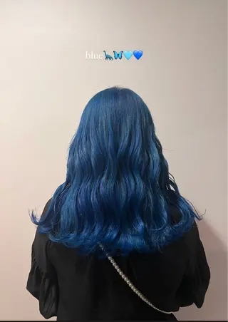 ロング カラー ヘアアレンジ saki/メンズパー マ・ハイトーン/薬院のヘアスタイル