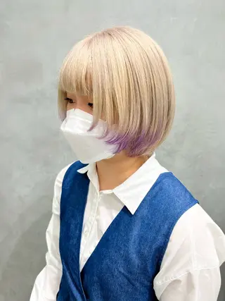 カラー 🩷hair salon dot. tokyo color 🩷所属・hao 🎀🫧のヘアスタイル