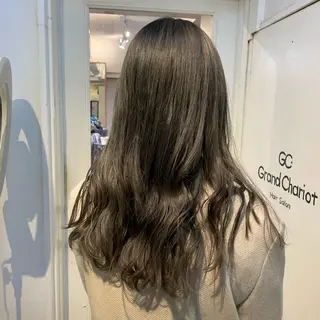 ロング カラー ノグチ ナツコのヘアスタイル