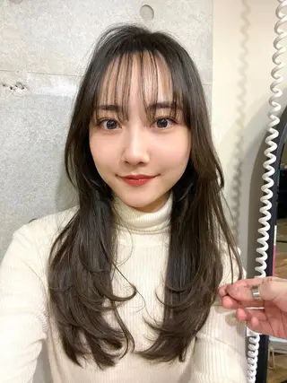ロング SALOWIN吉祥寺suite店所属・似合わせレイヤー 🇰🇷荒木洋文のヘアスタイル