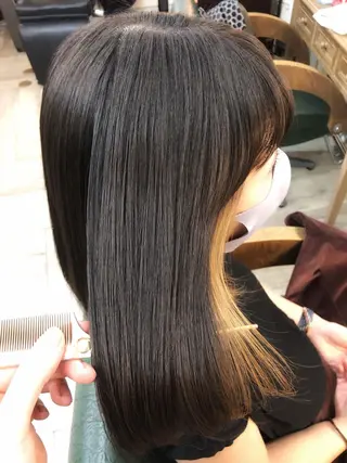 ミディアム ❤︎大人シック ベージュrihoのヘアスタイル