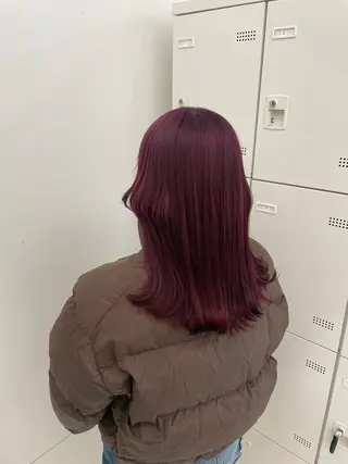 ロング カラー 中韓レイヤー/ ブラウン🤎はやとのヘアスタイル