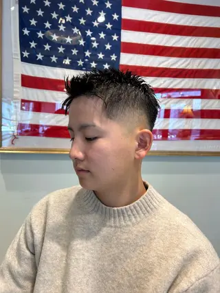 ショート LOSOME CUT WORKS所属・鈴木 航のヘアスタイル