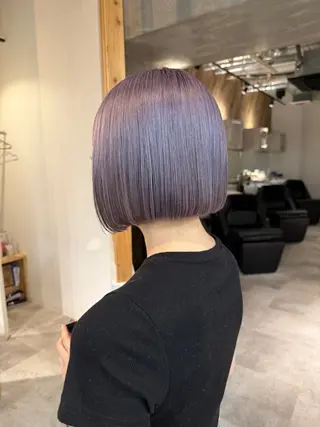 ミディアム カラー Bei Licoldo.所属・マツオカ マコのヘアスタイル