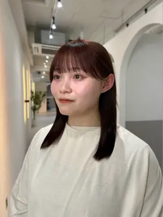 セミロング ふわっとレイヤー‪☆ 菅原 千鶴のヘアスタイル