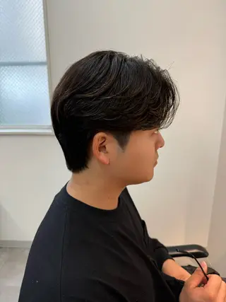 パーマ メンズ 美しいシルエットに◎ 韓国ヘア特化/下田のヘアスタイル