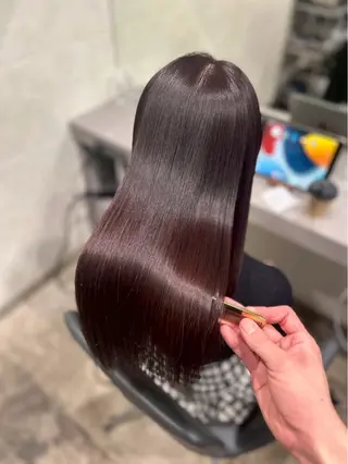 ロング 髪質改善/縮毛矯正 鈴木裕介のヘアスタイル