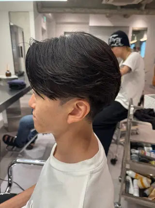 パーマ メンズ ブリーチ/パーマ特化 片平和寿のヘアスタイル